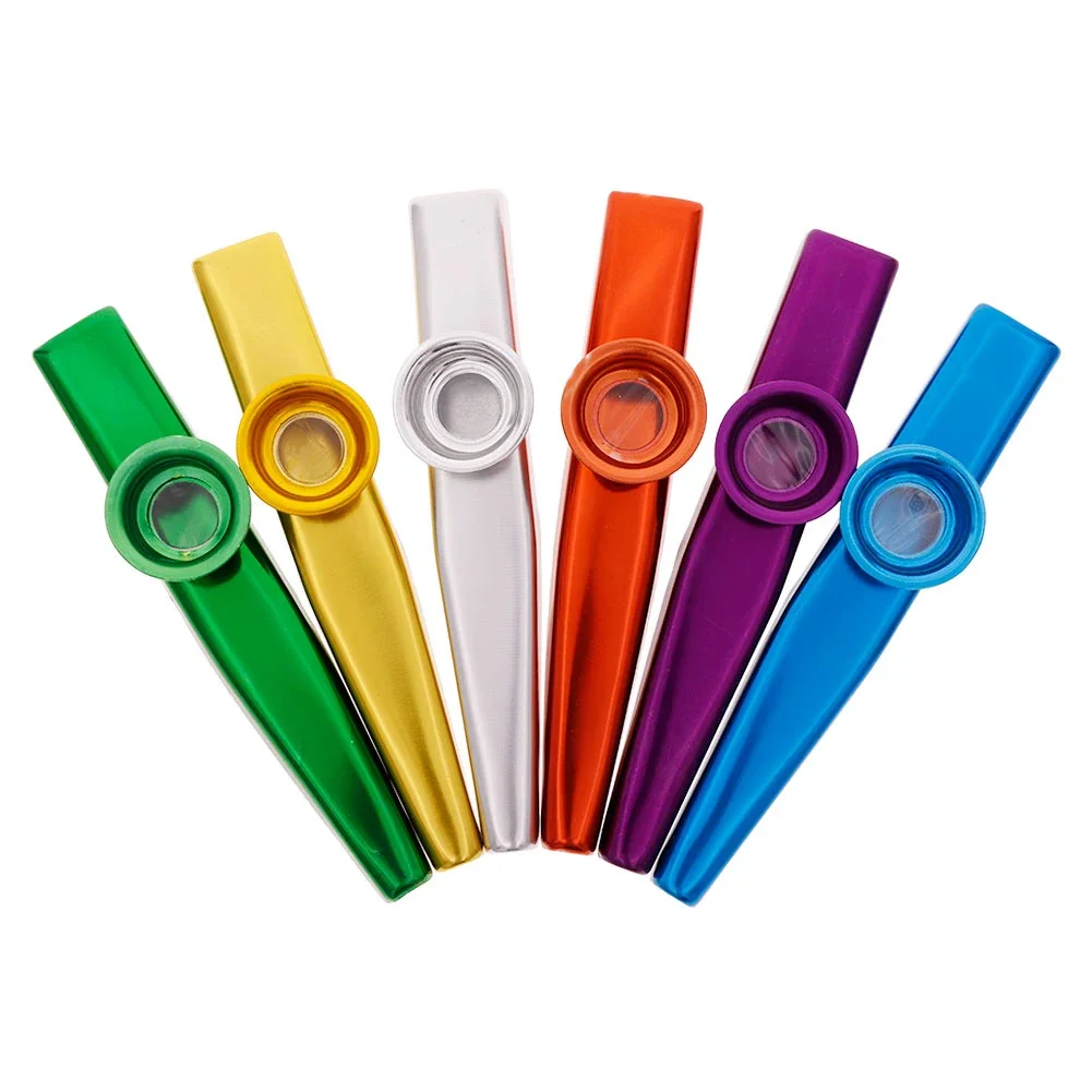 Metal Kazoo Harmonica Mouth Flute Kids Party Gift Kid Musical Instrument