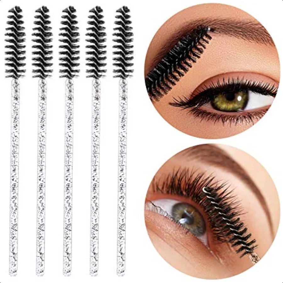 300 Reusable Mascara Wands Eyelash Brushes Organizer