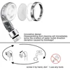 Anti Limestone Filtered Shower Head ABS High-Pressure Water Saving Handheld Clear Showerheads with Filter Beads for Bathroom 3
