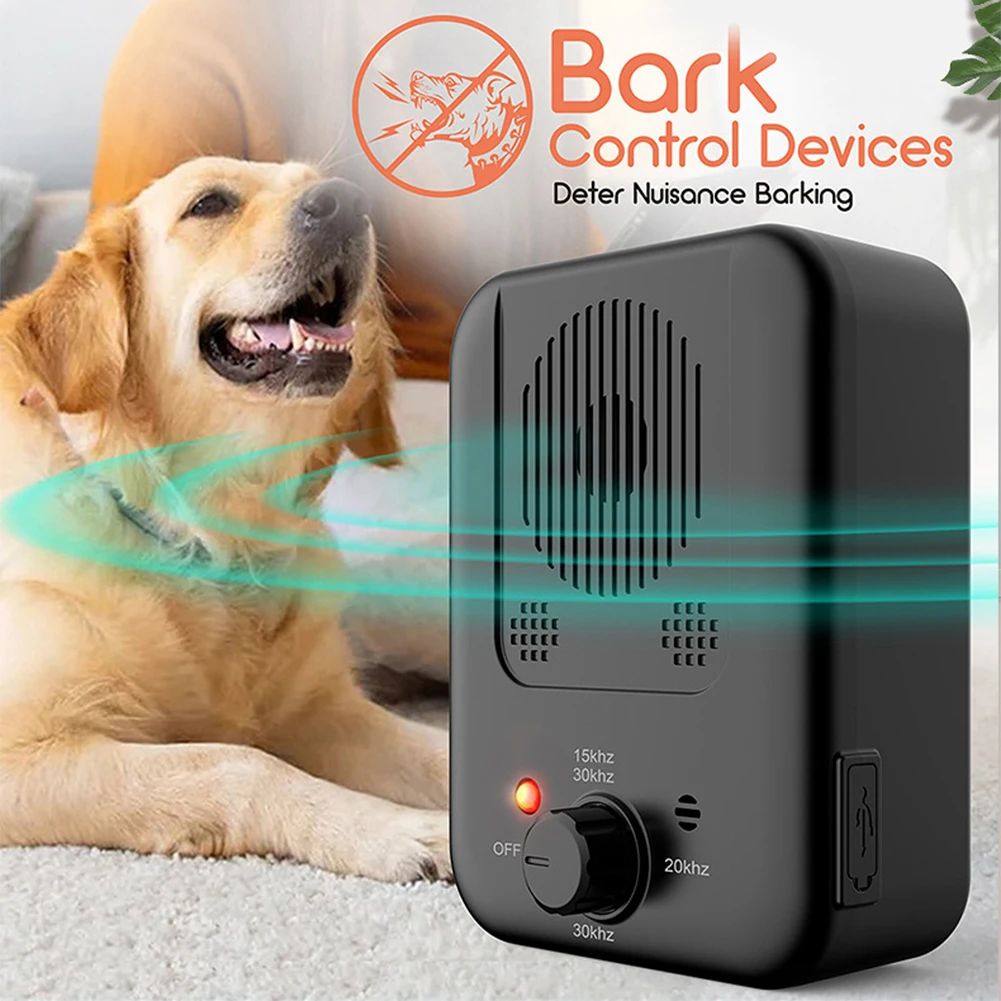Ricaricabile Pet Puppy Anti Bark Soppressore Ad Ultrasuoni Outdoor Anti Noise Dog Repeller Tools Dispositivo Di Addestramento Del Cane Prodotti Per An