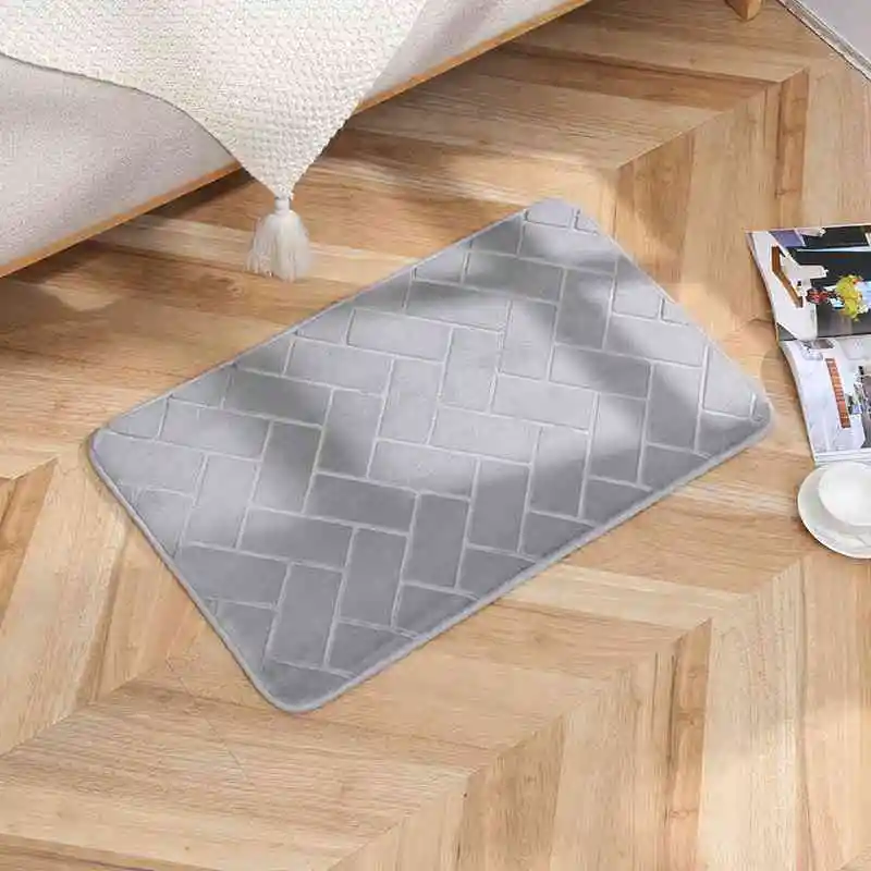 

mats for household bathrooms, bedroom floor mats GREY