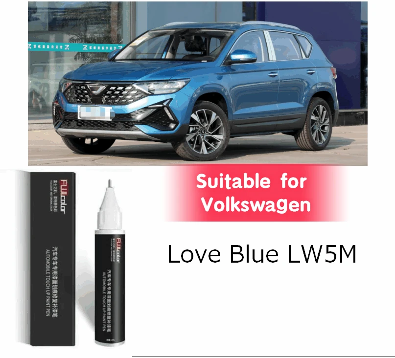 Adatto Per Faw Volkswagen Paint Fixer Touch-Up Pen Blue Lt5U Lb5M Lb5K A5J Ld5J B5C La4X Love Blue Lw5M Repair Car Green