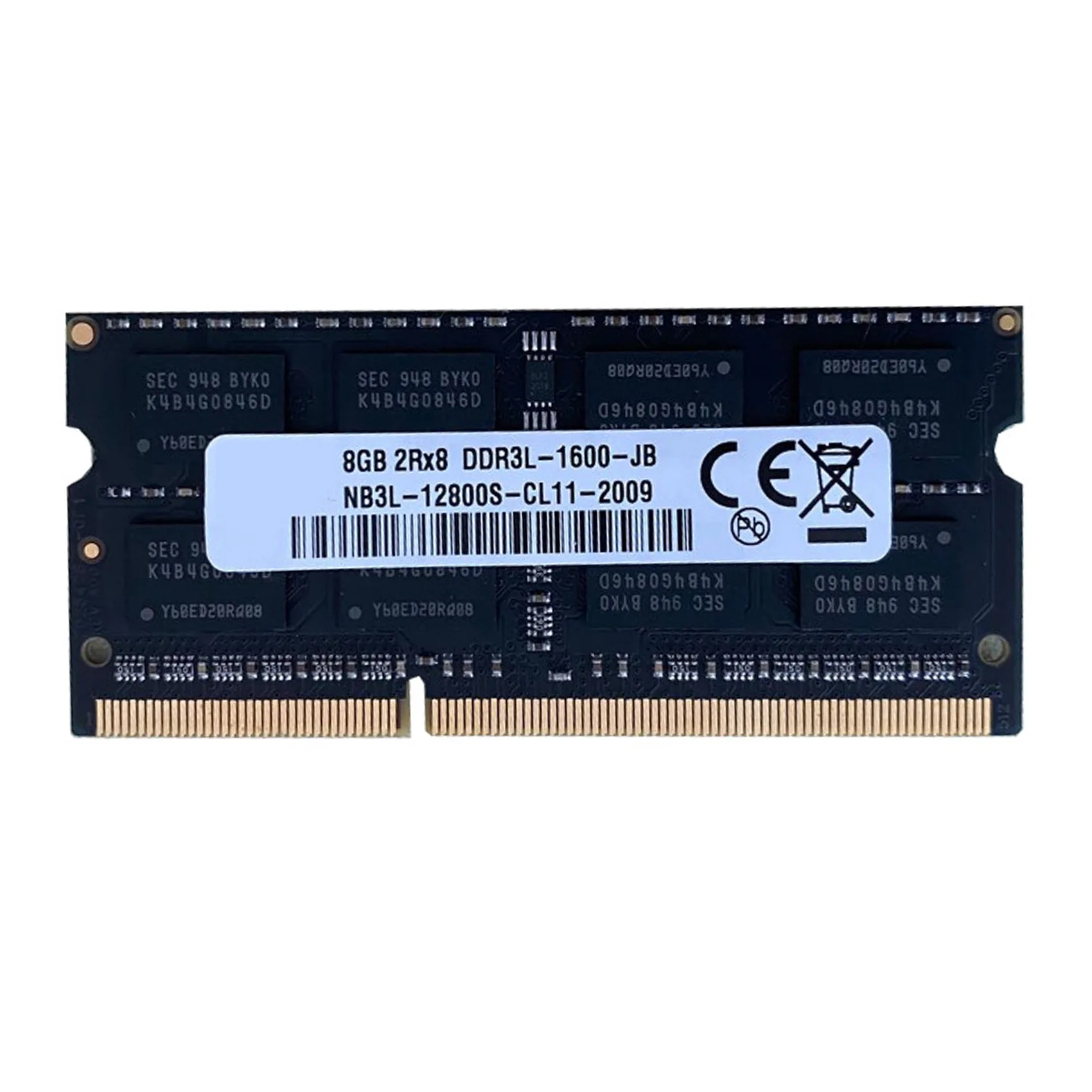 

DDR3 8GB Laptop Ram Memory 1600Mhz PC3-12800 1.35V 204 Pins SODIMM Support Dual Channel for Intel AMD Laptop