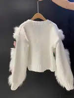 Spring Long Sleeve Women's Blouse Heart Printing Baggy White Polo Collar Streetwear Fashion Single Breasted Female TOPs Shirt - Image 3