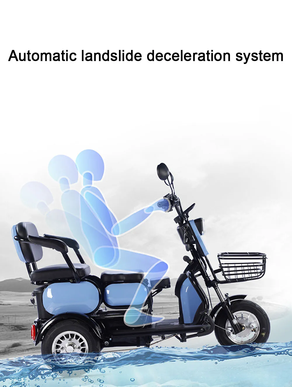  48/60V20A Electric Tricycle