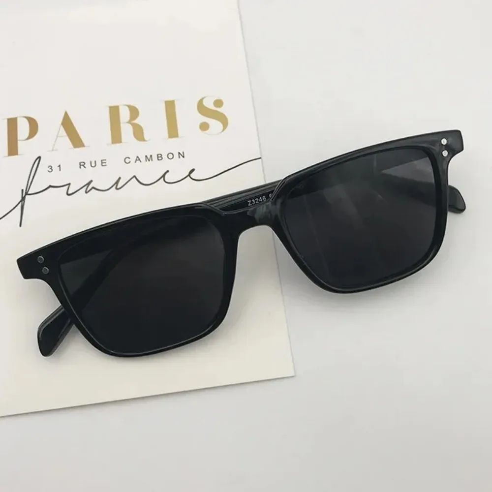Leopard Dark Green Square vintage sunglasses Man Shades Male Sun Glasses Brand Designer Travel Vintage
