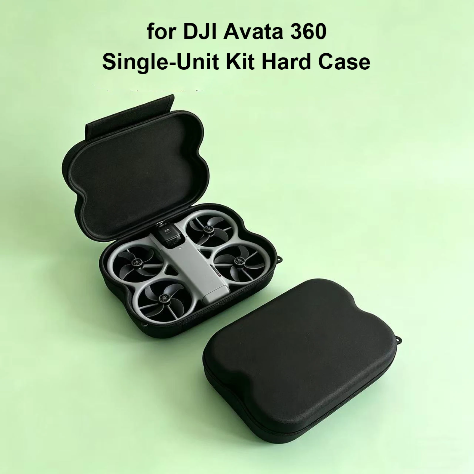 단일 유닛 키트 하드 케이스, DJI Avata 360 하드 케이스용 옥스포드 패브릭 쉘 벨크로 잠금장치 맞춤형 어깨끈 포함