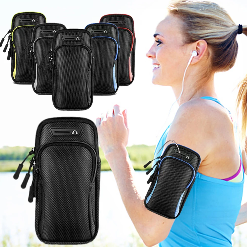 

Sports Phone Bag for iPhone 14 Pro Max 13 12 Mini 11 X XS XR 8 Plus SE3 Running Arm Bag Fitness Armband Storage Wrist Outdoor