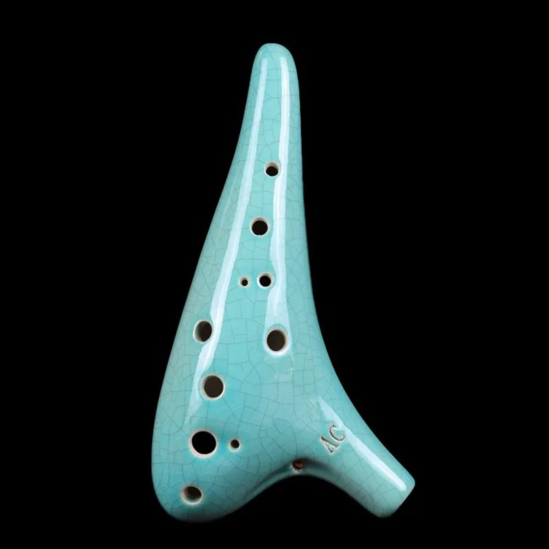 Ceramic Ocarina Music Instrument 12 Hole Alto Tone C Legend Ocarinas Professional Musical Instruments Accessory Ocarina of Time