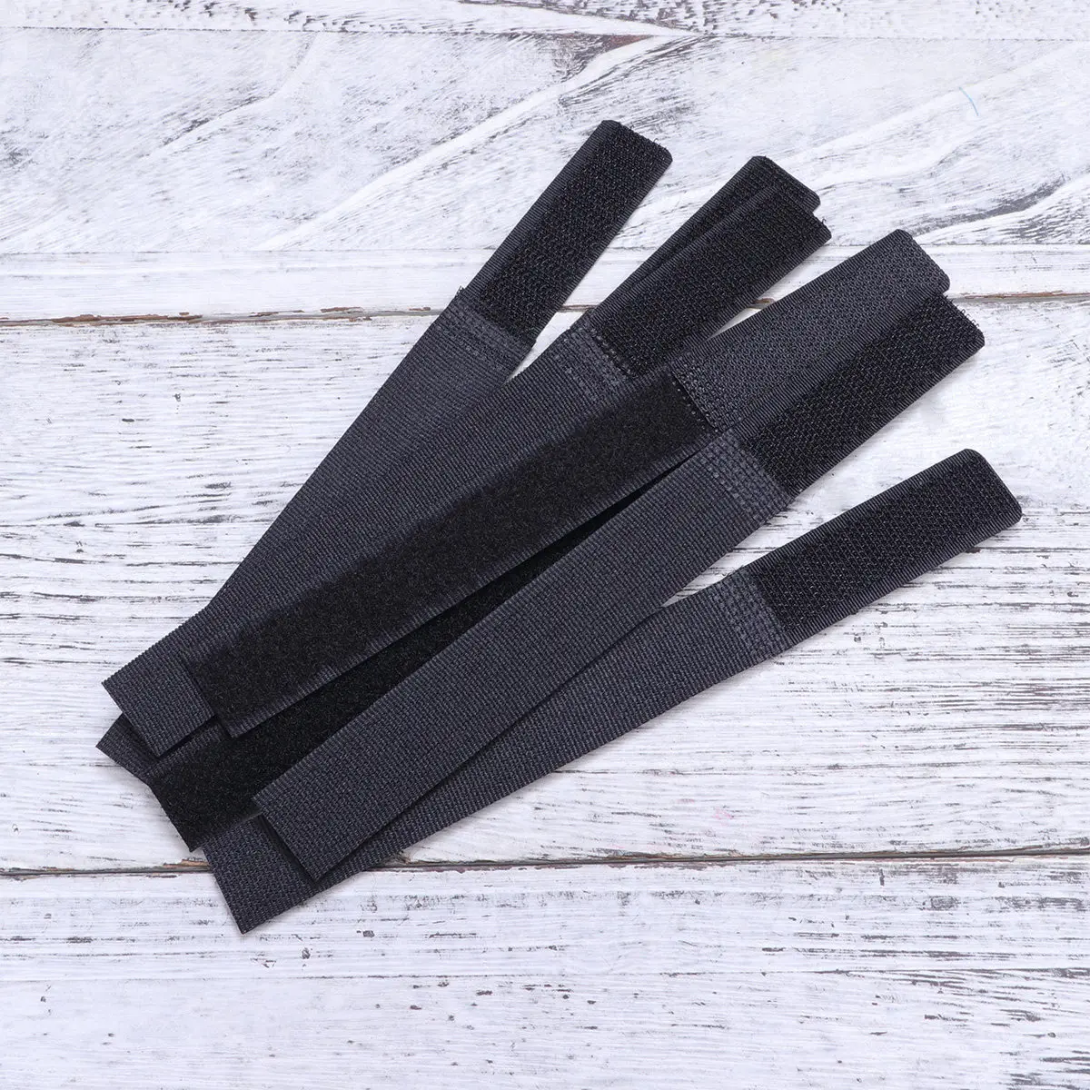 10Pcs 2x18cm 재사용 가능한 고정 케이블 스트랩 코드 와이어용 후크 루프 타이 오디오 비디오 이더넷 정리 데스크 엔터테인먼트