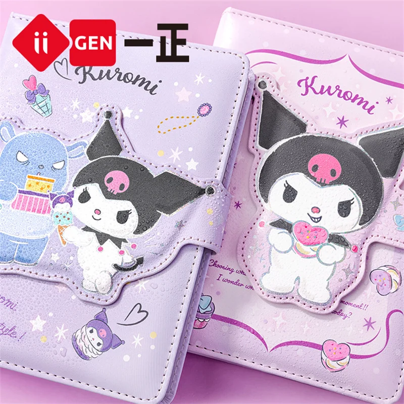 

4 шт/лот Sanrio Kawaii Kuromi ноутбук милые записная книжка дневник планировщик канцелярских принадлежностей школьные принадлежности
