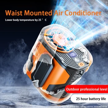 F83 Ventilatore portatile da collo con clip ad alta velocità montato in vita con 100 velocità per attività all'aperto dei locazioni 1