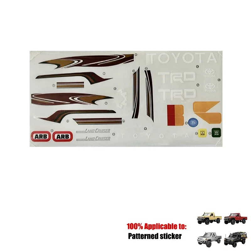 MN MODEL  MN82 LC79 RC Remote Control Car Parts Upgrade Wheel Eyebrow Non-destructive Installation OP Parts  Rc Crawler Parts 2