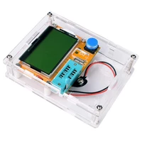 1Set 328 Graphical Transistor Tester NPN PNP Diode Triode Capacitor ESR MOSFET Resistance Sense LCD Display Checker ABS 2
