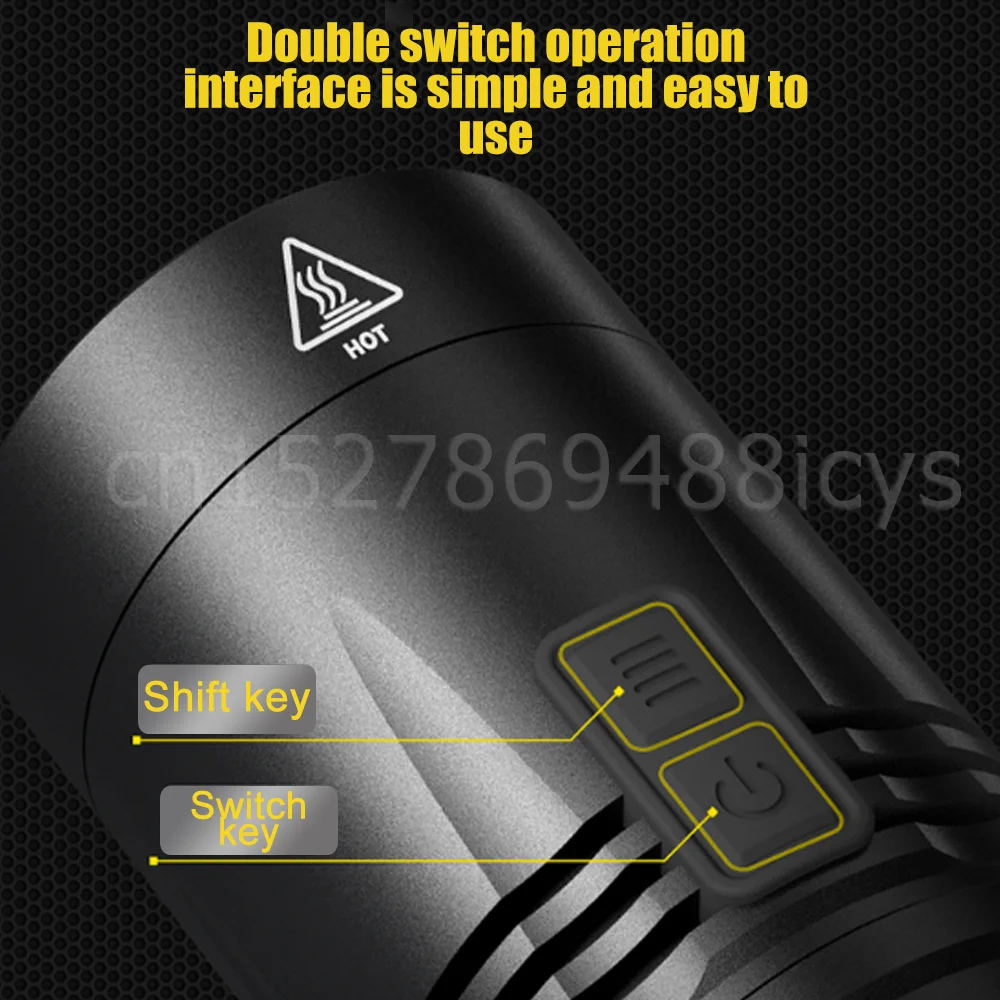 NITECORE R40 V2 FlashLight 1200 Lumens USB Rechargeable Wireless Torch Built in 21700 battery Lamp Outdoor