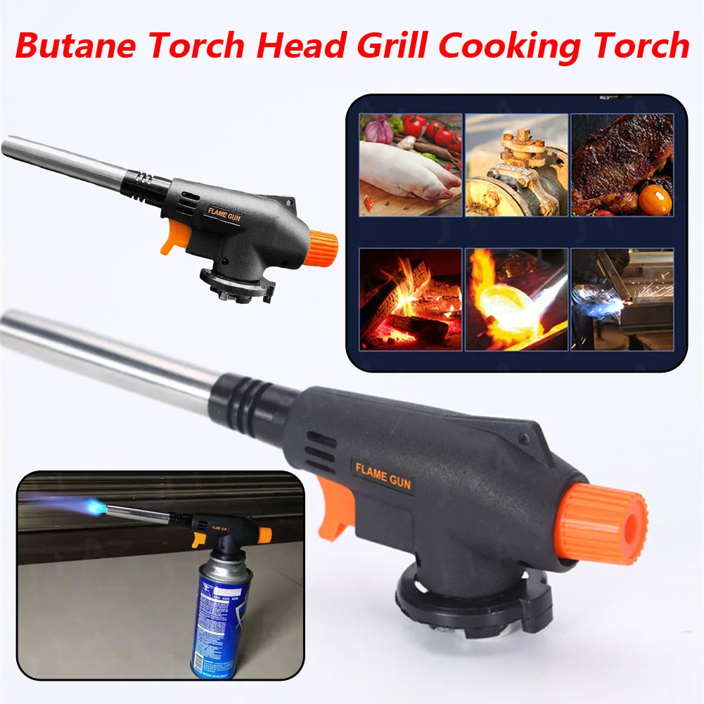 1300 Degree Welding Gas Sprayer Flamethrower Nozzle Metal Outdoor Camping BBQ Ignition Burner Welding Work Soldering Supplies gas torch welding torch gas burner