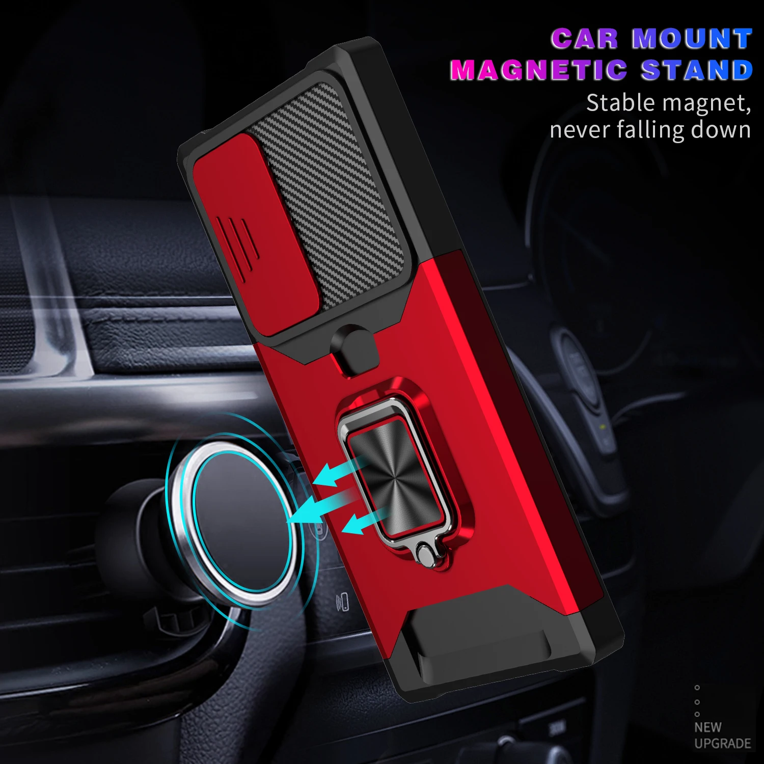 Universal Finger Ring Case with Insert Slot