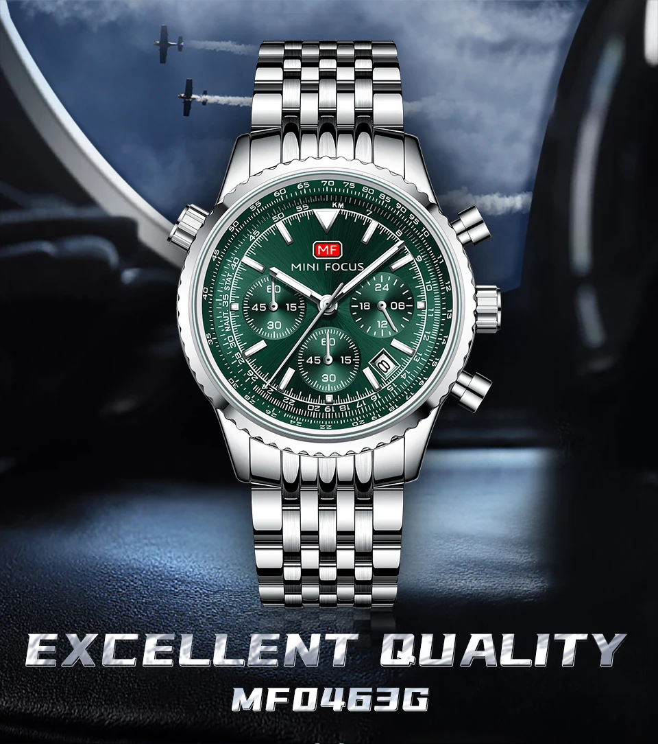 MINI FOCUS Quarzuhr für Herren, wasserdicht_voghion.com