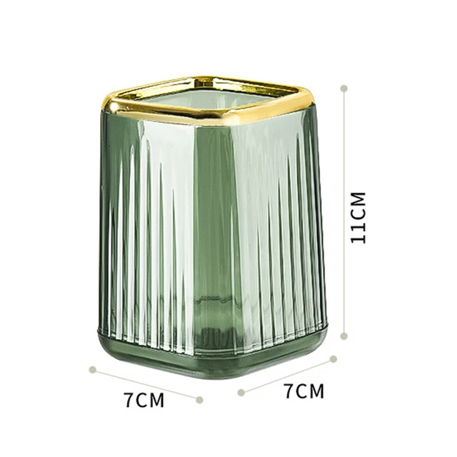 Light Luxury Style Storage Bucket Pen Holder Storage Tank Cup Plastic Makeup Brush Holder Bucket