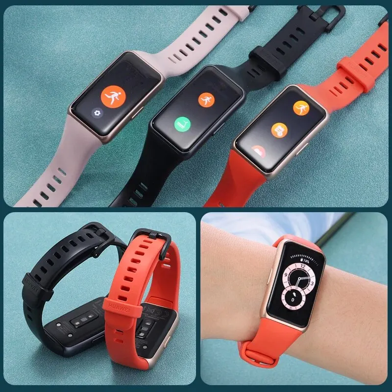 Original Huawei Band 6 Smart Band Blood Oxygen 1.47'' Screen Heart Rate Tracker Sleep Monitoring Smart Sports Bracelet 6