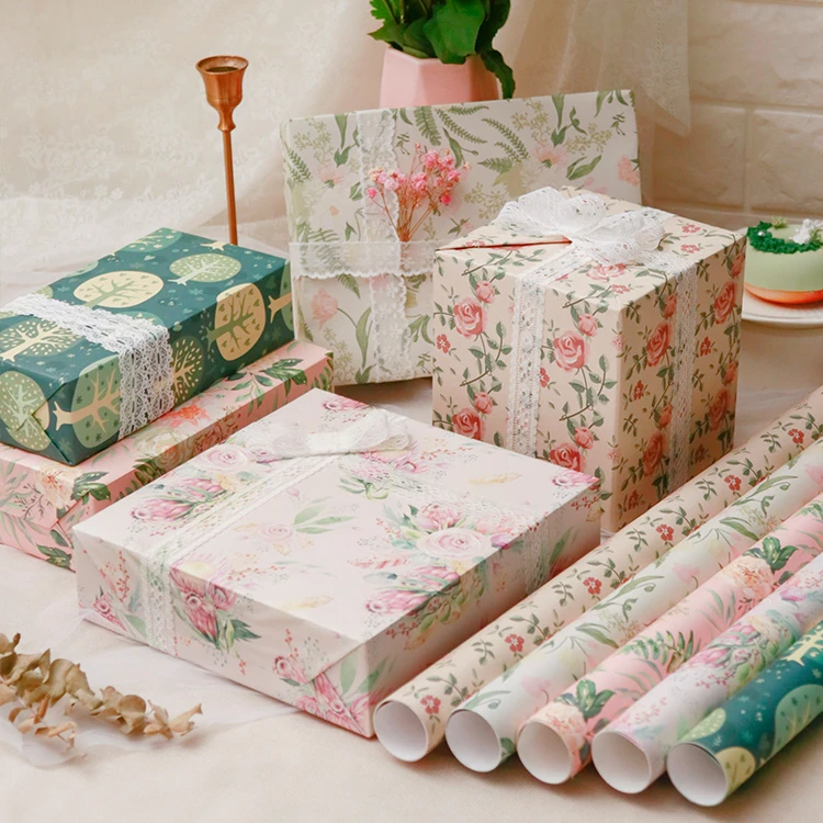 10sheets 65x50cm Flower Bouquet Wrapping Tissue Paper Gift Packaging Paper  For Valentine's Day Birthday Party DIY Decoration - AliExpress