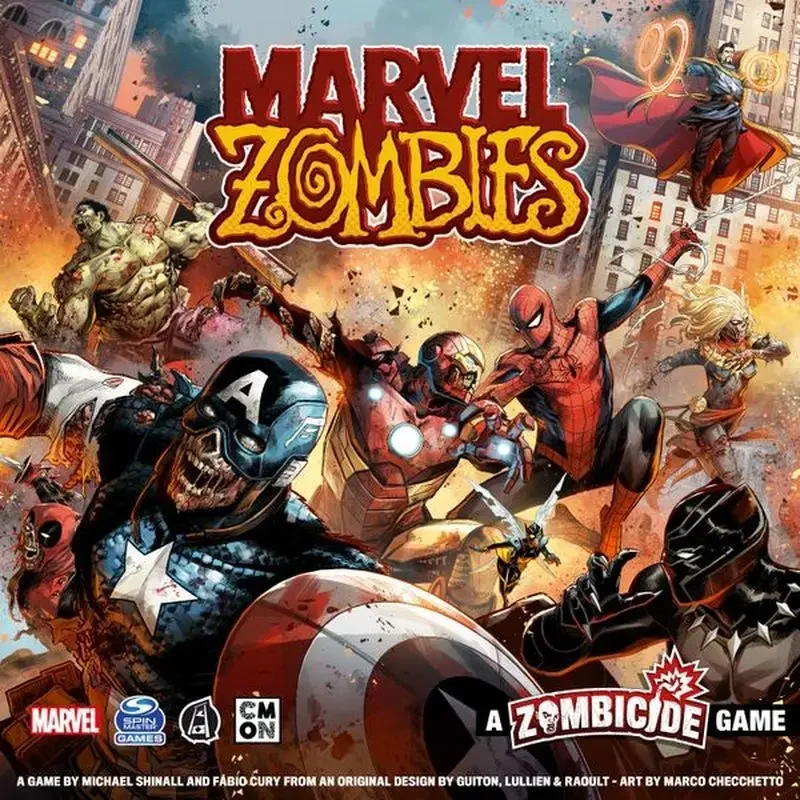 

[fingertip Board Game] Endless Killing Marvel Zombies Genuine Traditional Chinese Ks Complete Set