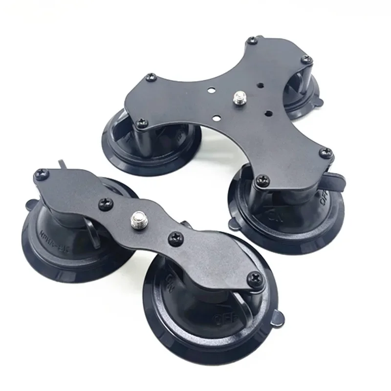 Dual / Triple Suction Cup Base Heavy Duty Twist Lock for GoPro Camera Mount Car Windshield Window Glass Phone Projector Holder phone holder mobile phone holder car suction cup bracket action camera adapter