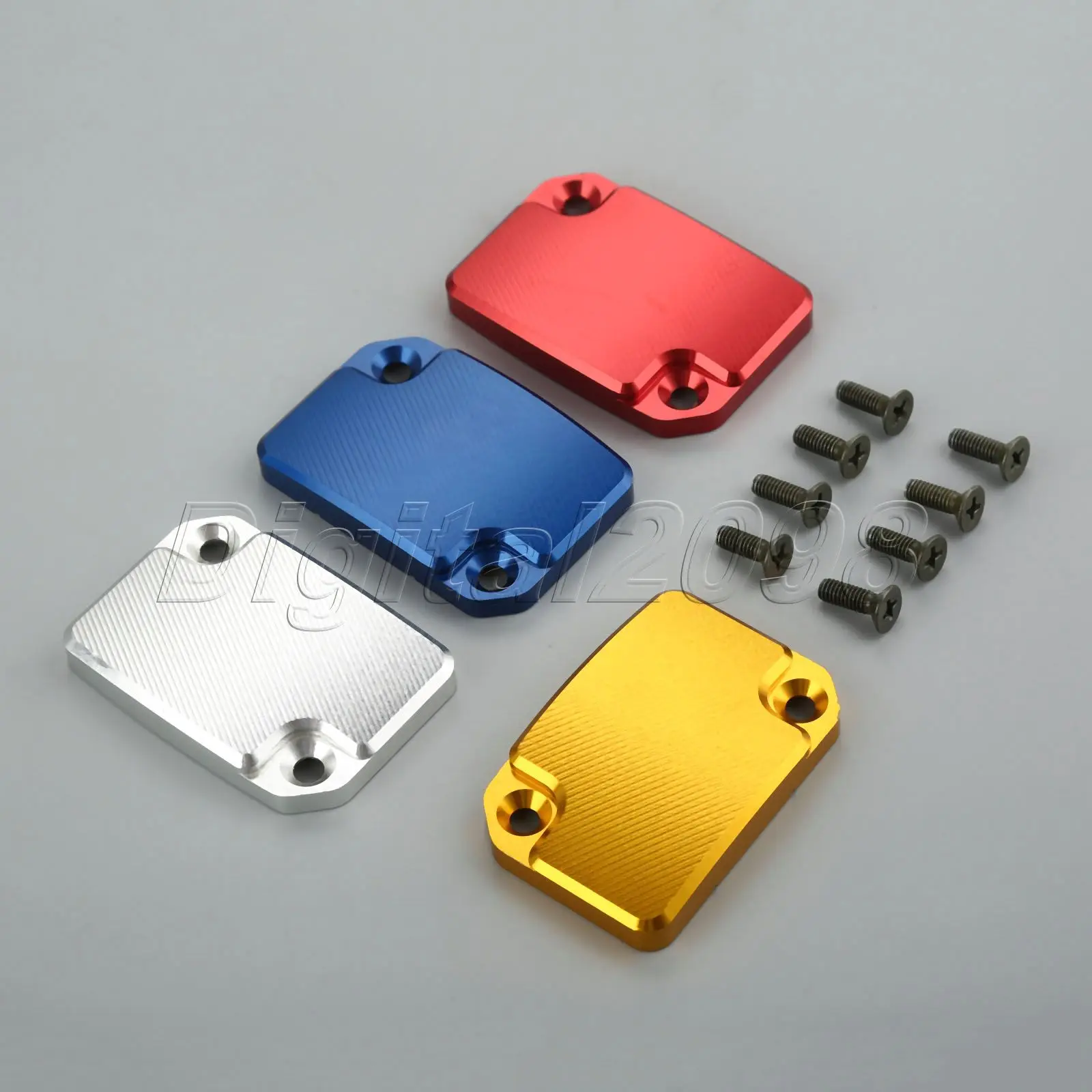 Yetaha CNC Aluminum Motorcycle Front Brake Fluid Reservoir Cover Cap