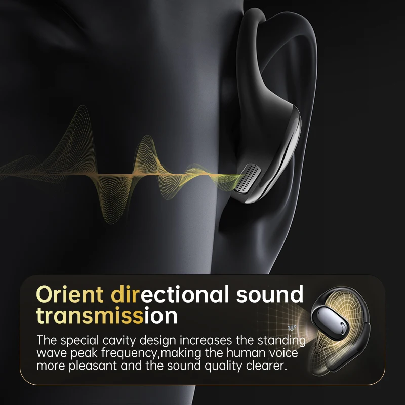 PISEN Headphones Open-Ear Bluetooth