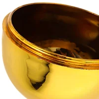 12 Pcs Golden Plastic Easter Eggshell Gift Boxes Openable Fillable Toy Eggs for Kids Easter Basket Decorations Reusable Mini 2