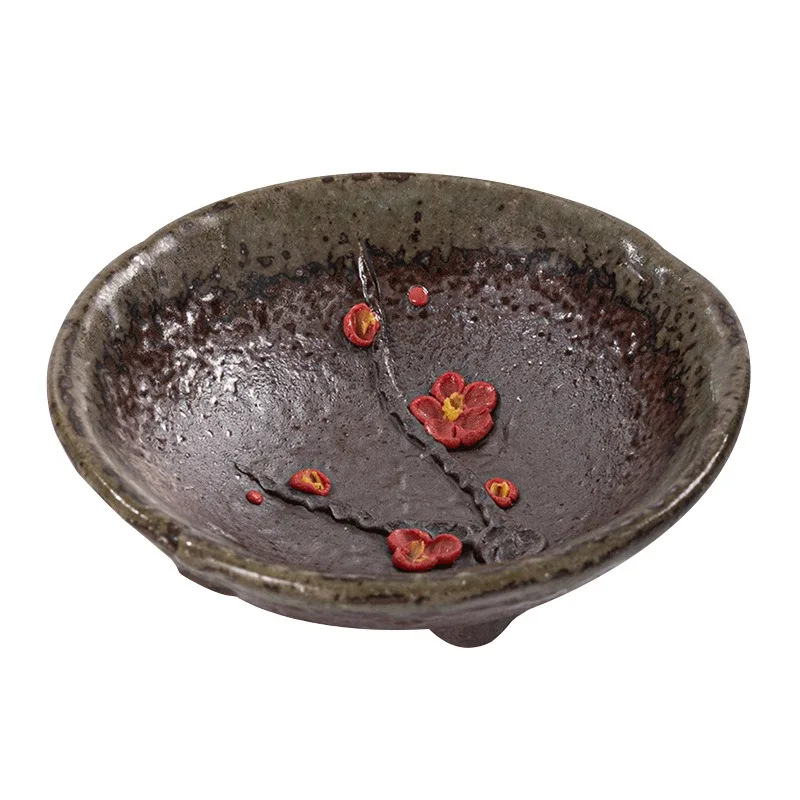 

Handmade Flower Shaped Tea Cup, Ceramic Home Master Cup, Single Coarse Tea Bowl, Kung Fu Tea Set