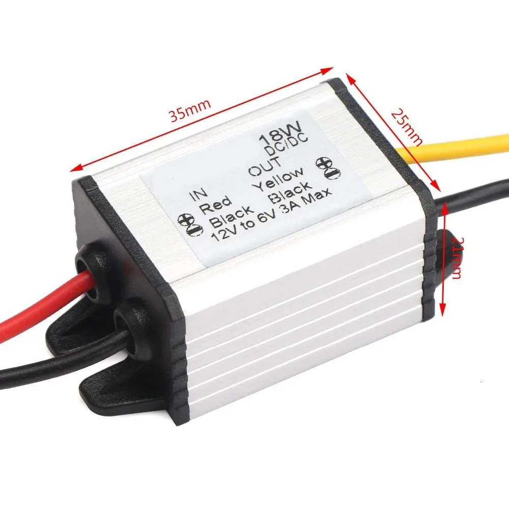 Compact DC-DC Voltage Regulator - 12V to 6V Step-Down Converter Module