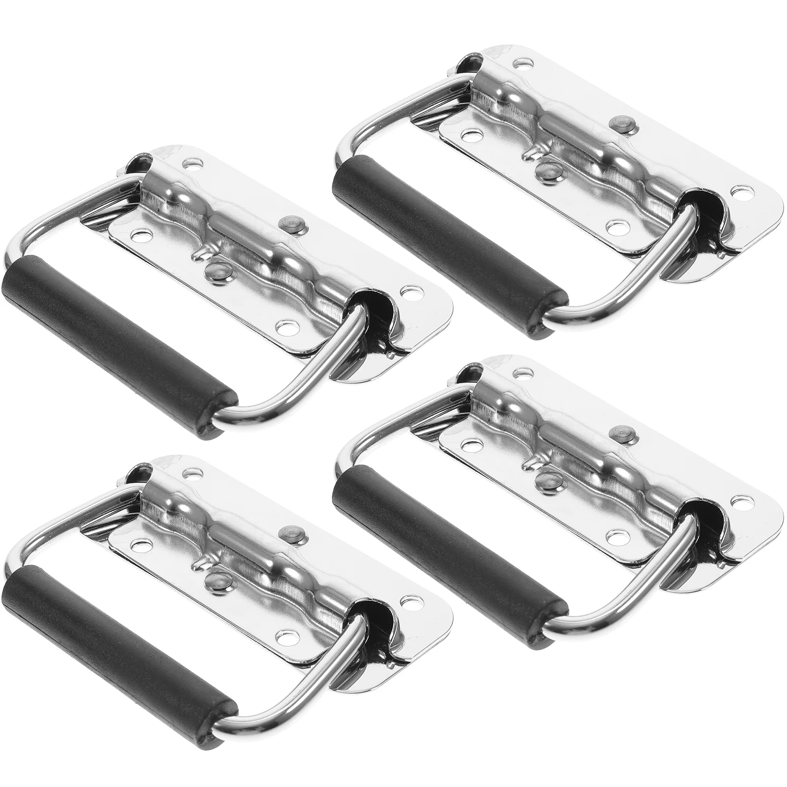 

4pcs Spring Loaded Drop Handle Stainless Steel Surface Mount Chest Handle