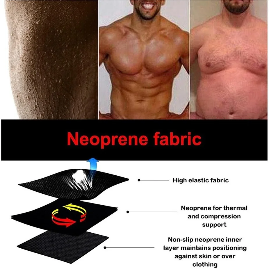 Sauna pant men Waist Training flat Belly Slimming abdomen Sweat Fat Burning Weight Loss Tummy control Body Shaper 2024 New Trend