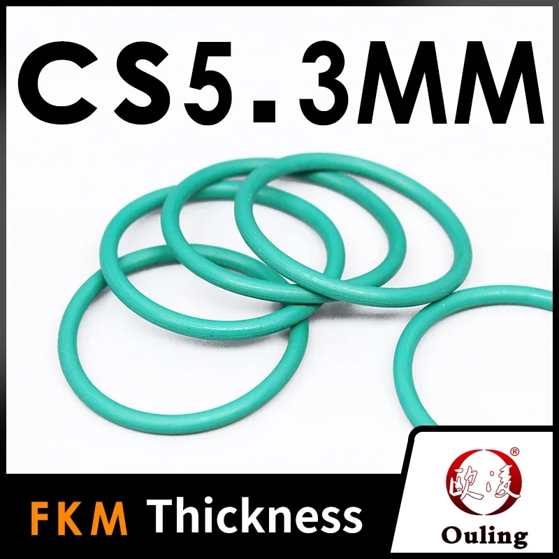 10PCS/lot Fluorine rubber Green FKM Oring Seal 1.8mm Thickness ID1.8/2