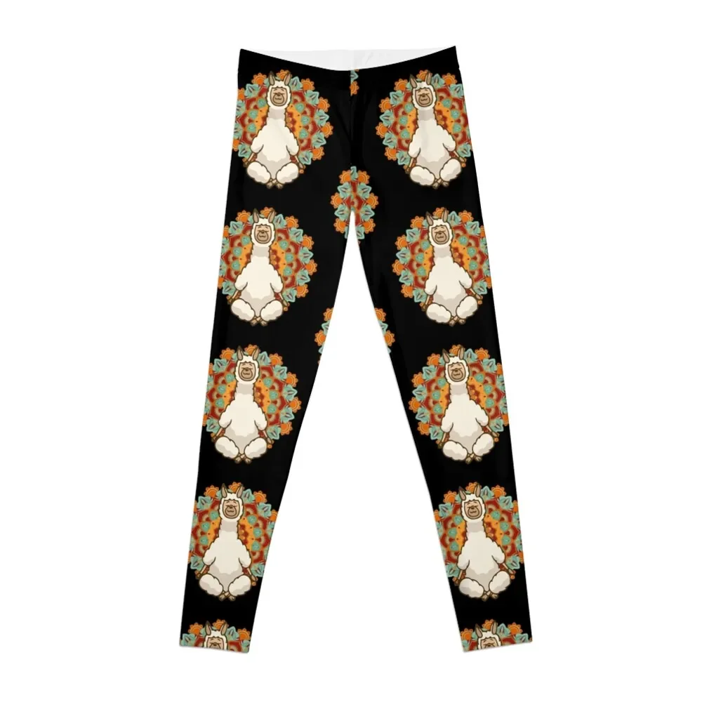 

Llamastay 6 Feet Away, llama yoga Leggings Fitness woman sport pants Womens Leggings