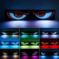 Multifunctional Bright Devil Eyes LED Light for Car Windshield Flexible Programmable Scrolling LED Display Bluetooth APP Control - Image 5