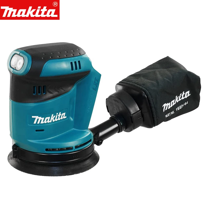 Disc Orbital Sander Makita DBO180Z Lithium Ion 18V Cordless Rechargeable Disc Random Orbital Sander Woodworking Sanding Putty Polishing Bare Tool