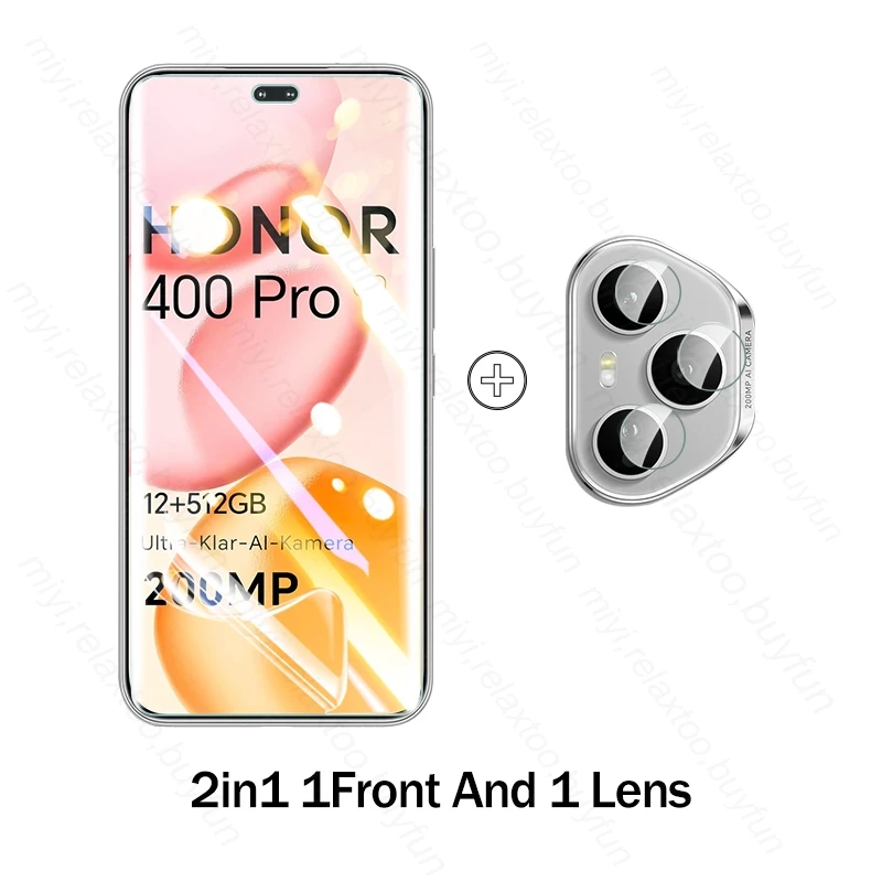 Advanced 6-in-1 999D Soft Hydrogel Film Curved Screen & Camera Protector