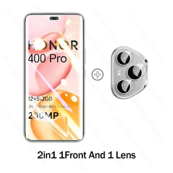 Advanced 6 - in - 1 999D Soft Hydrogel Film Curved Screen & Camera Protector - Honor 400 5G (2in1 1front 1lens)