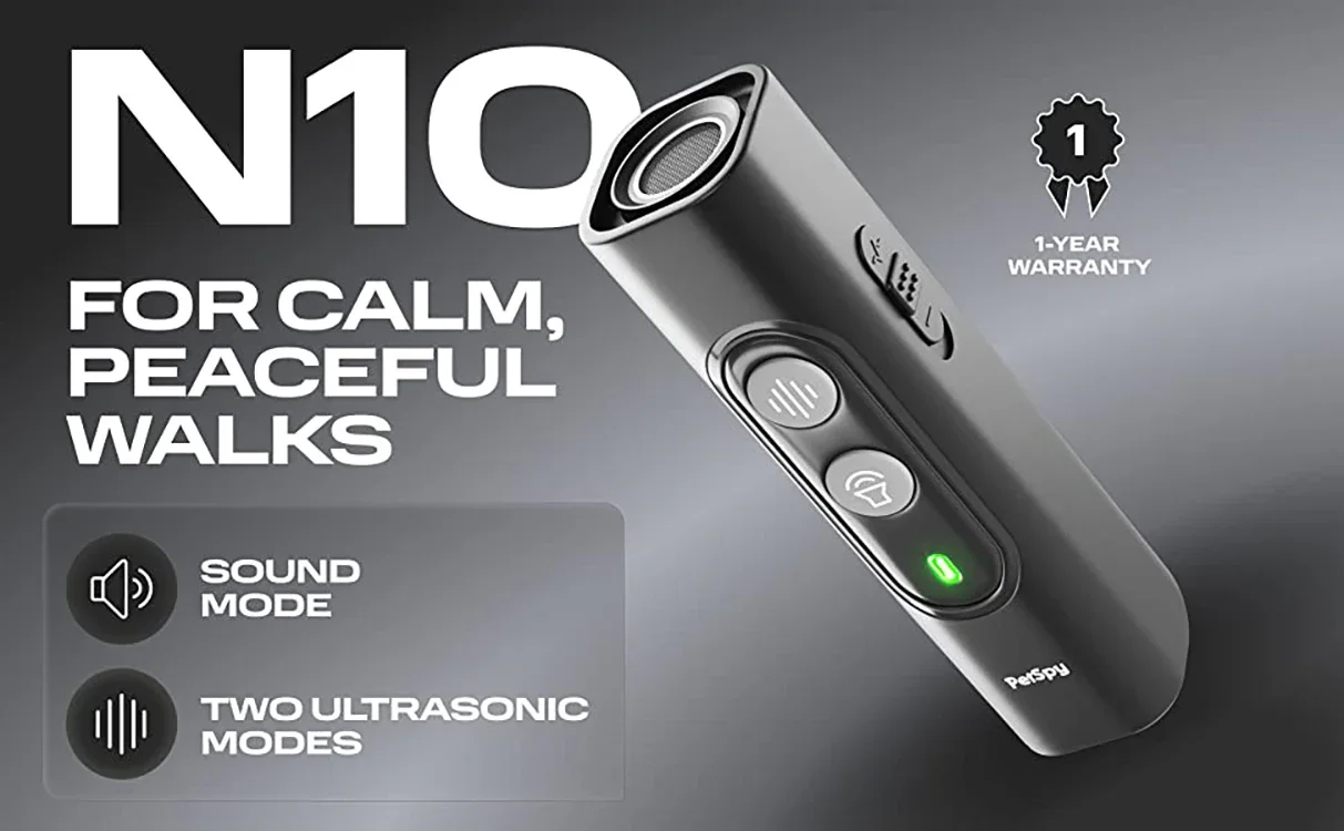 Ultrasonic dog bark control device portable design