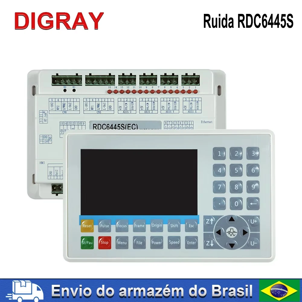 DIGRAY Ruida RDC6445G CO2 Tarjeta de Control láser placa base para sistema de Control de máquina cortadora láser CNC RDC6445S