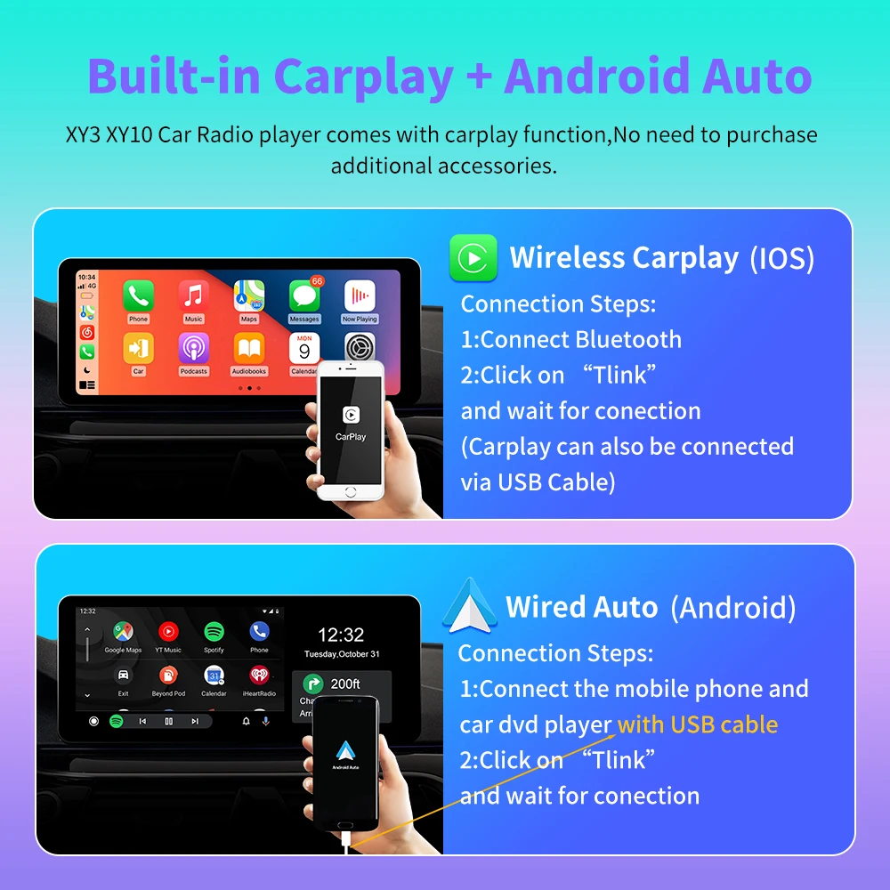 JUSTNAVI 12.3Inch For Hyundai Tucson 2 IX35 2009-2015 Carplay Multimedia Video 2din DVD Android Auto DSP Autoradio Audio for Car