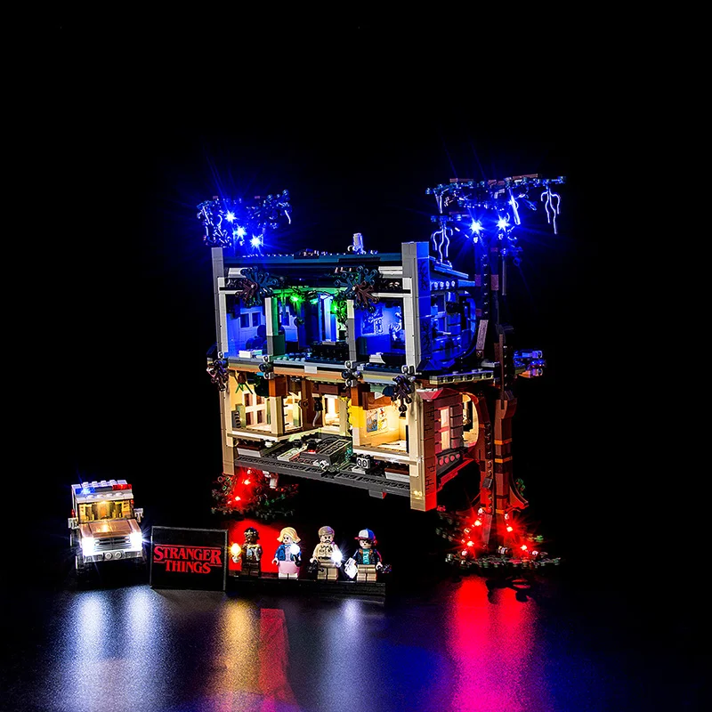 75810ストレンジャー・シングスのLEDライトキット,逆さまの世界,25010