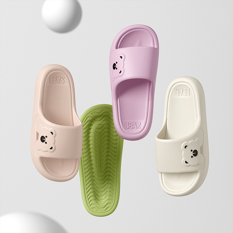 Summer new EVA couple home and indoor bathroom slippers breathable wear-resistant non slip slippers