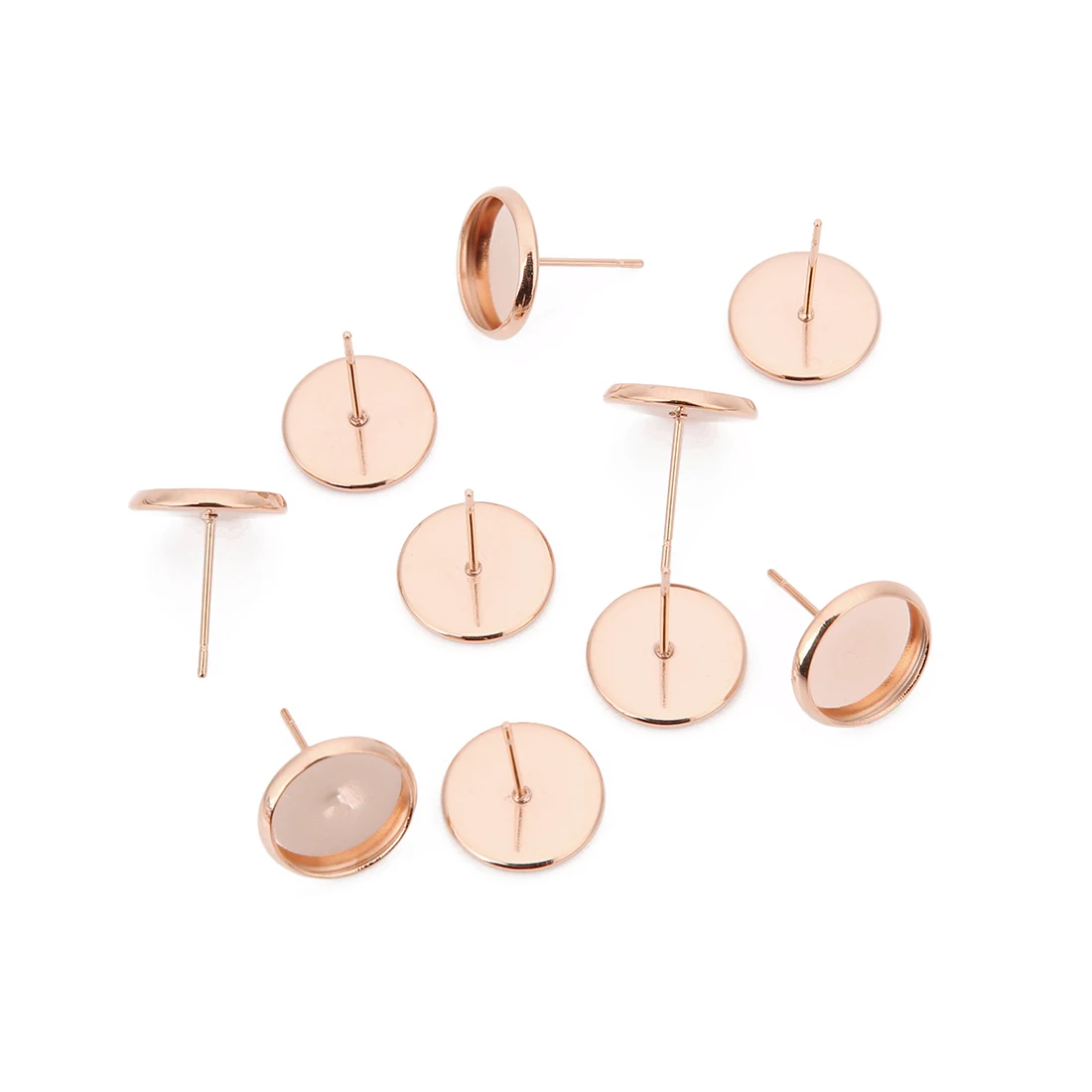 Gold Color Earring Making Kit With Earring Hooks Accessories - Temu