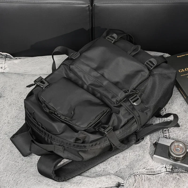 Japanese Functional Men's Backpack Outdoor Travel Waterproof Backpack Men Large-capacity Mountaineering Bag Backpacks Schoolbag