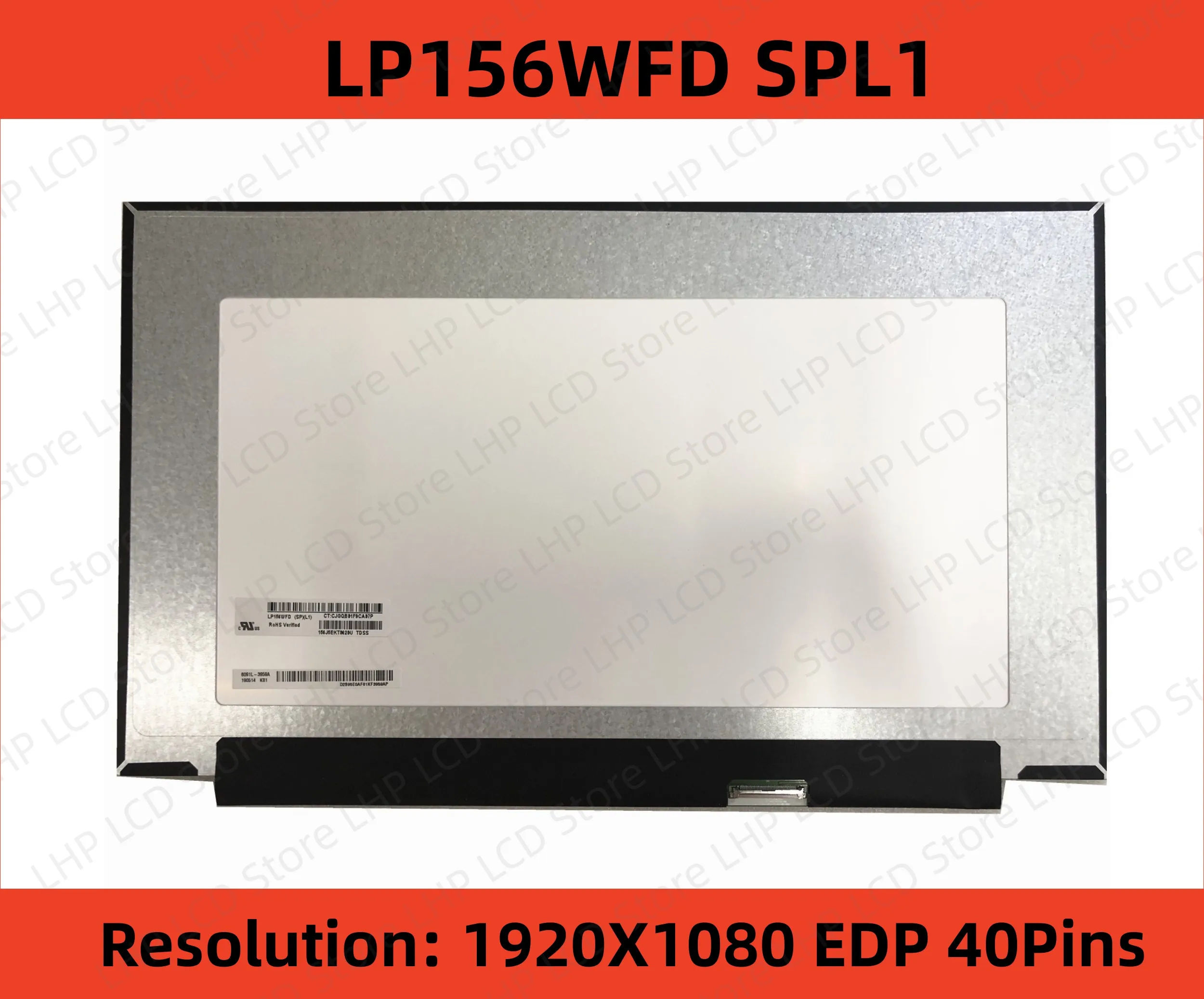15.6 inch LP156WFD SPL1 LP156WFD SPL2 Fit LP156WFD SPL1 SPL2 LP156WFD ...