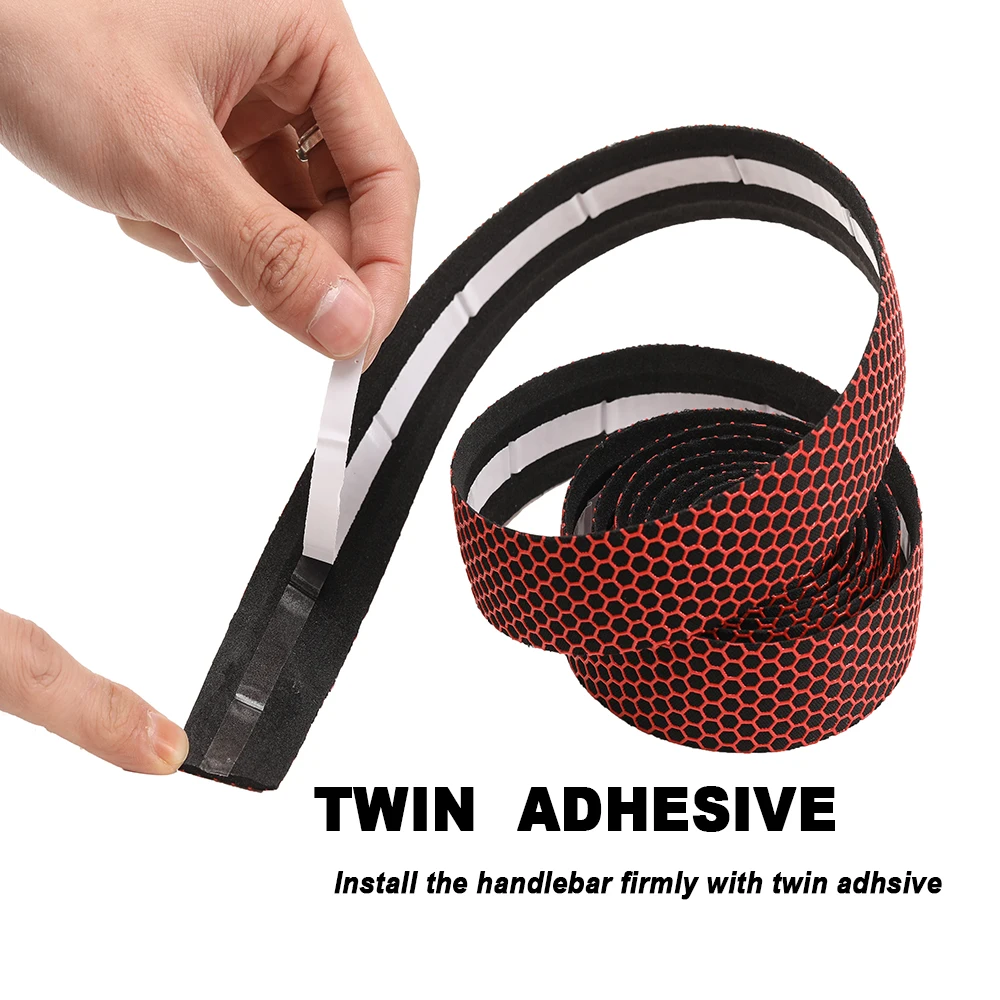 BUCKLOS Road Bike Tapes Silicone Bike Handlebar Cover Soft Anti-slip Bike Handlebar Tapes Band Racing Bicycle Handle Strap