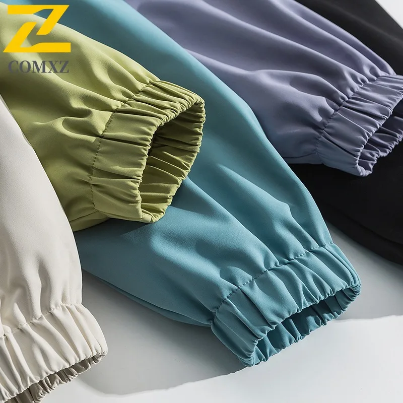 COMXZ Thickened Hooded Mens Jacket 2025 Outdoor Skiing Windproof Warm Parka Casual Travel Cold Resistant Winter New Clothing